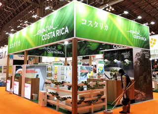創(chuàng)意展臺(tái)搭建-約盾展覽助力哥斯達(dá)黎加農(nóng)業(yè)部亮相FOODEX JAPAN
